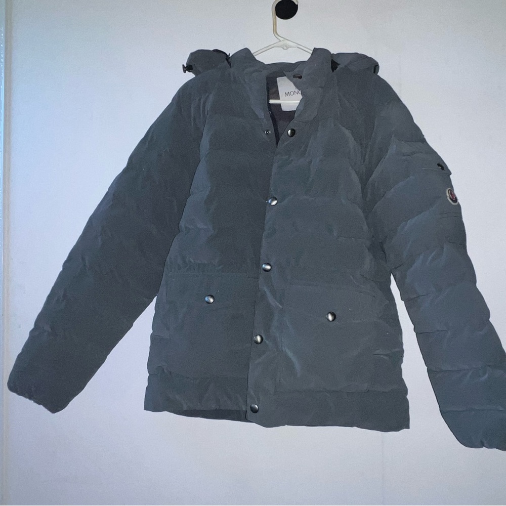 Moncler Slate Gray Puffer Jacket